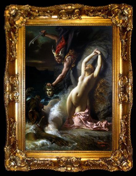 framed  Henri-Pierre Picou Andromeda Chained to a Rock, ta009-2